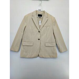 Banana Republic Women's Cream Blazer Oversized Coat Size S US